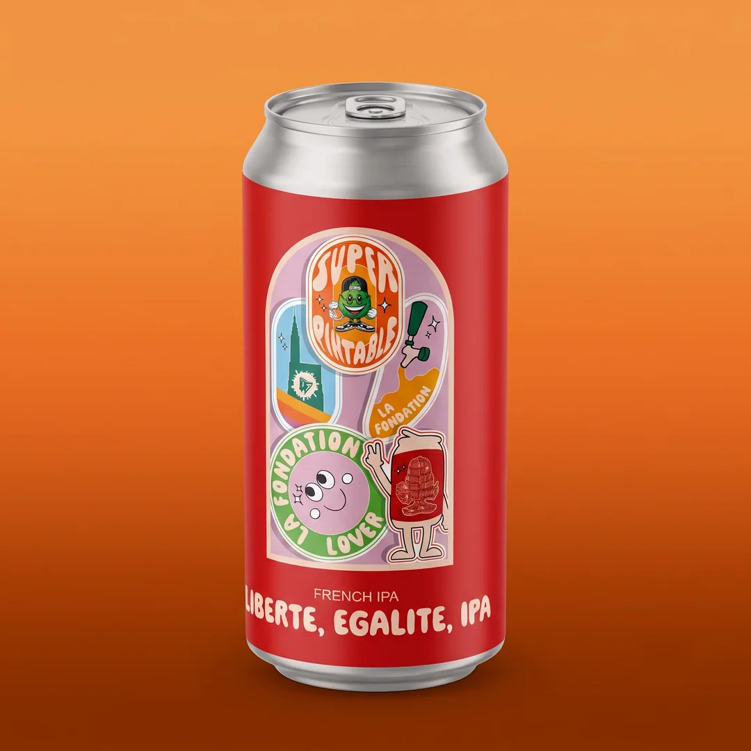 Canette Liberté, égalité, IPA