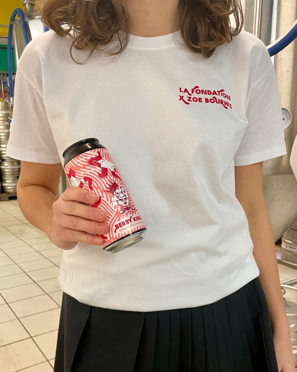 T-shirt Blanc × Zoé Bourhis